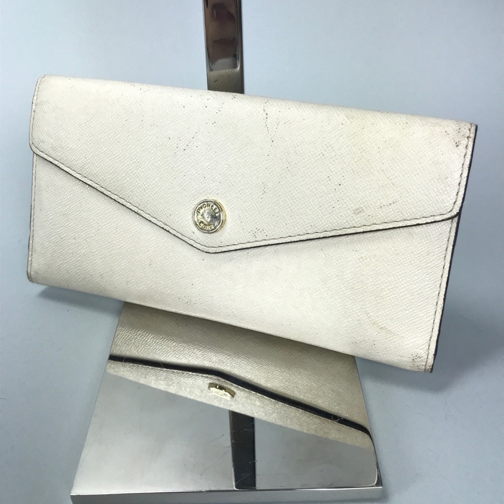 MICHAEL KORS MK Saffiano Colorblock Cc Snap Wallet - Picture 6 of 8